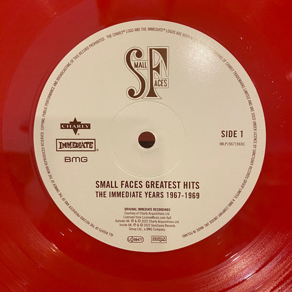 Small Faces | Greatest Hits The Immediate Years 1967 - 1969 ( 12" album)