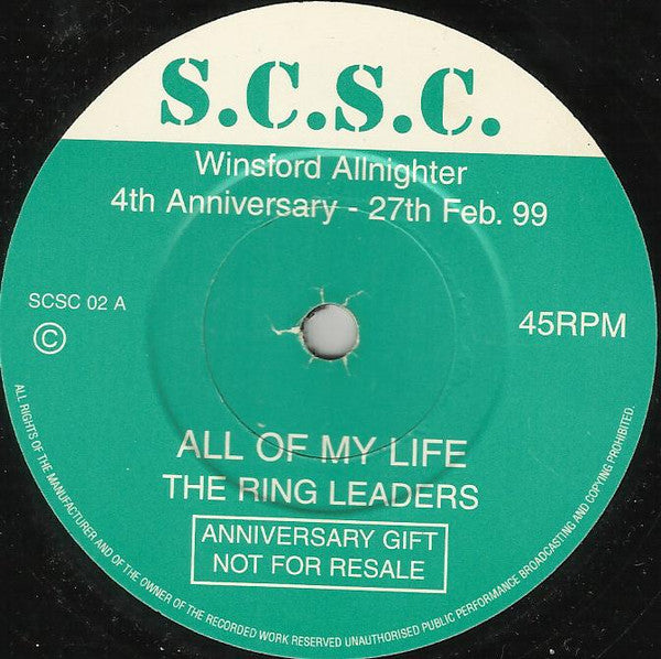 The Ring Leaders / Purple Mundi | All Of My Life / Stop Hurting Me Baby (7" single)