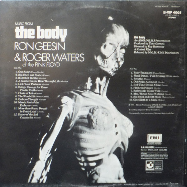 Ron Geesin & Roger Waters | Music From The Body (12" LP)