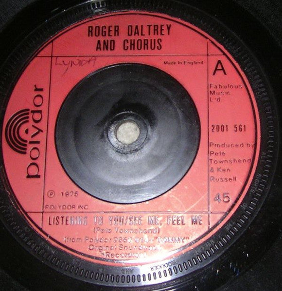 Pete Townshend / Roger Daltrey And Chorus | Overture / Listening To You / See Me, Feel Me