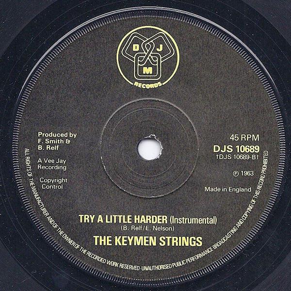 Fidels / The Keymen Strings | Try A Little Harder (7" single)