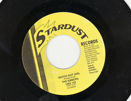 The Embers | Watch Out Girl (7" single)