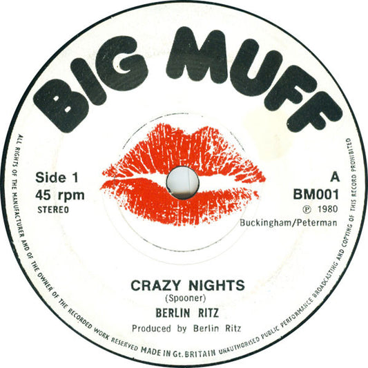 Berlin Ritz | Crazy Nights (7 inch single)