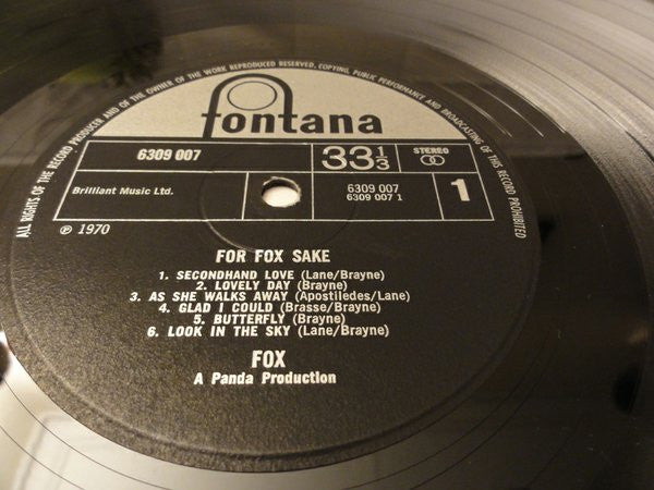 The Fox | For Fox Sake (12" Album)