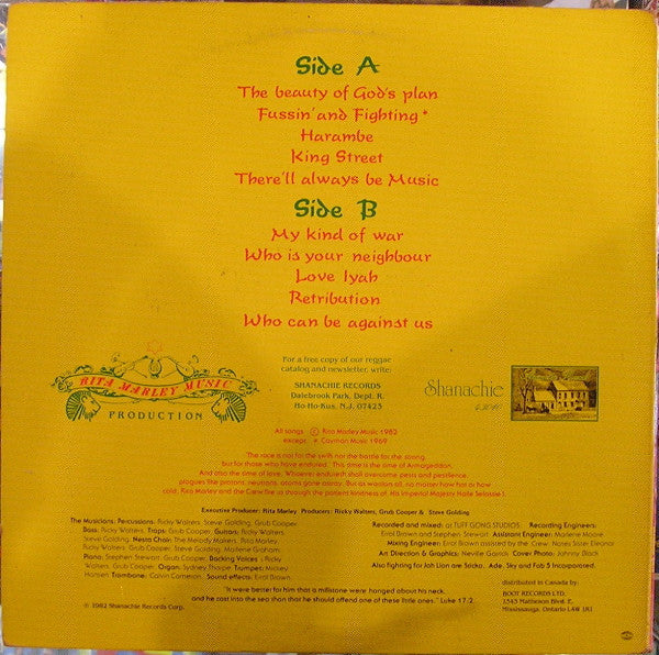 Rita Marley | Harambe (Working Together For Freedom) (12" Album)