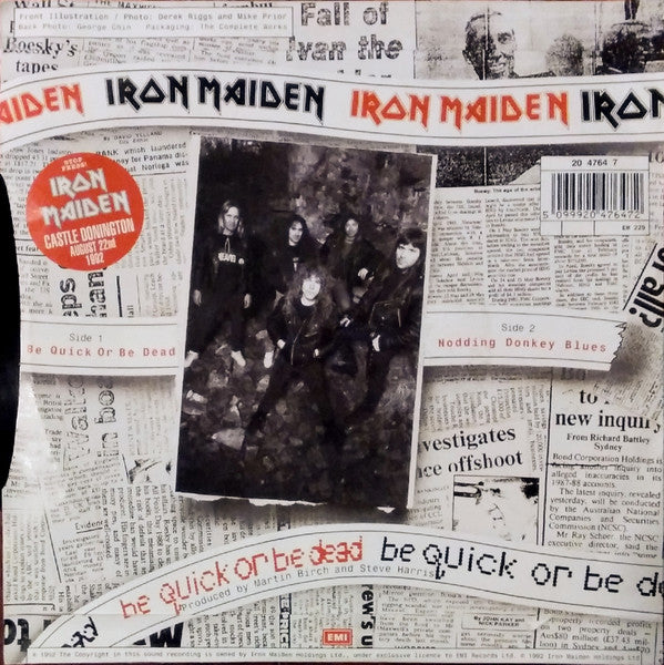 Iron Maiden | Be Quick Or Be Dead (7" single)