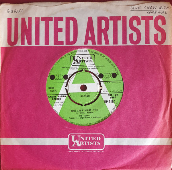 The Guru's | Blue Snow Night (7" single)