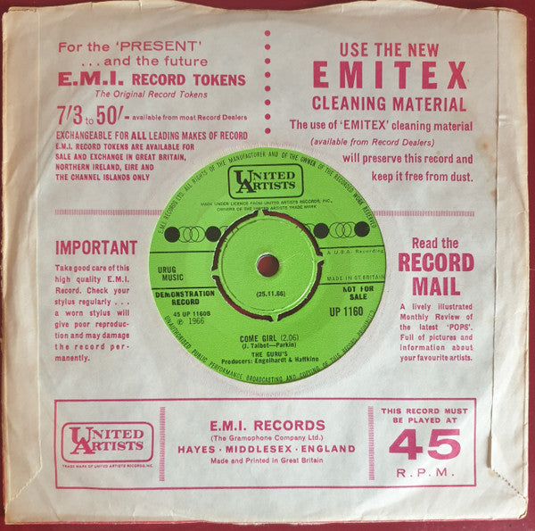 The Guru's | Blue Snow Night (7" single)