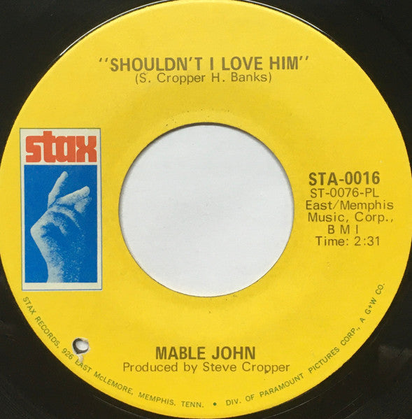Mable John | Running Out (7 inch record)
