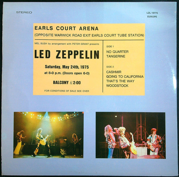 Led Zeppelin | Earls Court (12" Album)