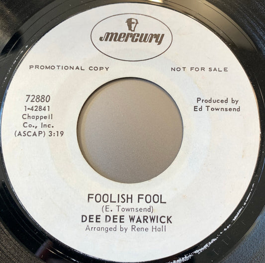 Dee Dee Warwick | Foolish Fool (7 inch record)