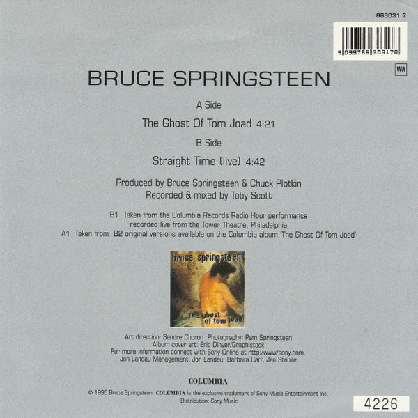 Bruce Springsteen | The Ghost Of Tom Joad ( 7" single)