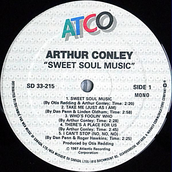 Arthur Conley | Sweet Soul Music (12" album)