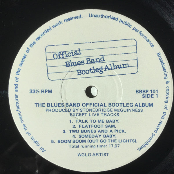 The Blues Band | Official Blues Band Bootleg Album (12" album)