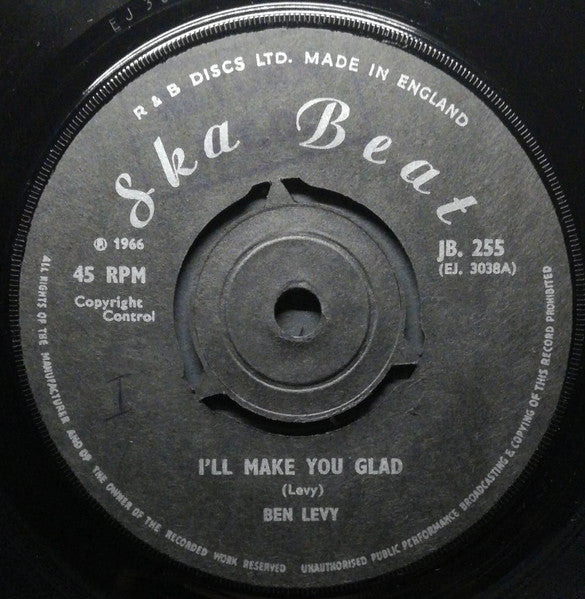 Ben Levy | I'll Make You Glad / Keep Smiling (7" single)