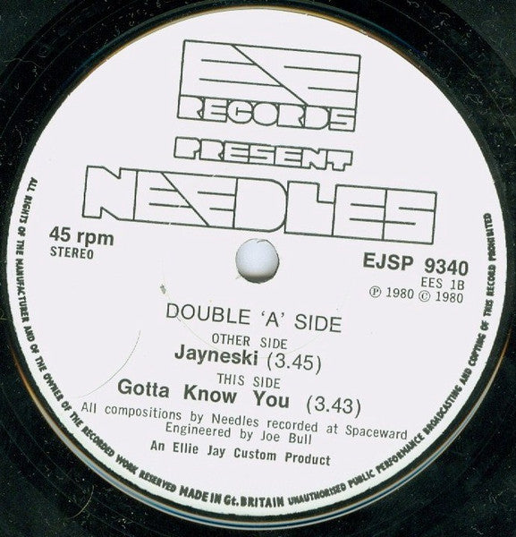Needles | Jayneski / Gotta Know You (7" single)