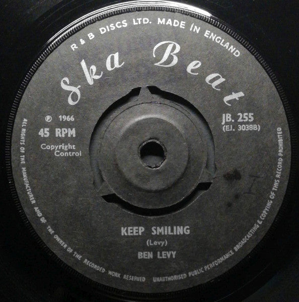 Ben Levy | I'll Make You Glad / Keep Smiling (7" single)