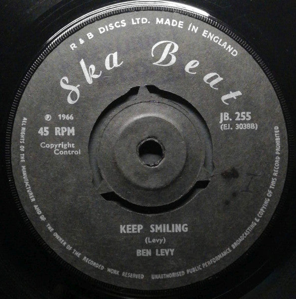 Ben Levy | I'll Make You Glad / Keep Smiling ( 7" single)