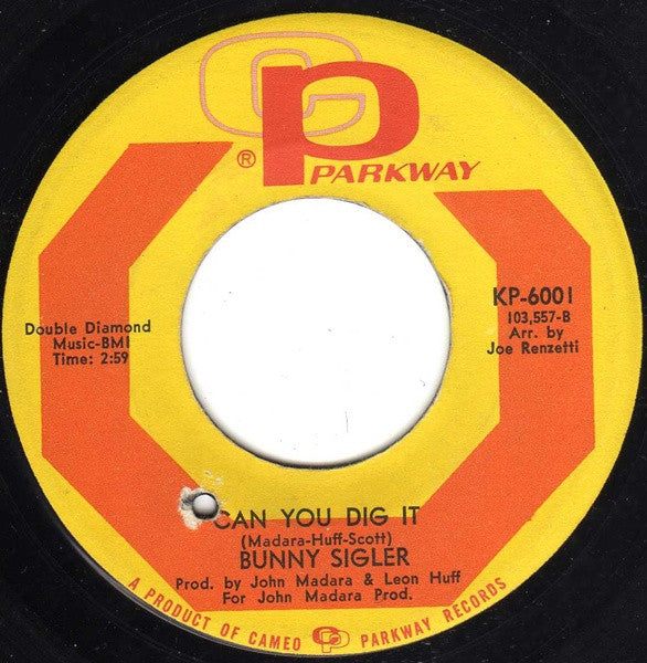 Bunny Sigler | Follow Your Heart / Can You Dig It ( 7" single)