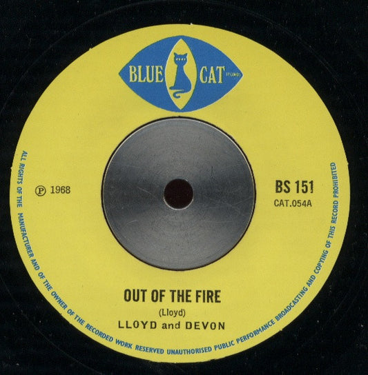 Lloyd & Devon | Can't Understand / Out Of The Fire (7" single)