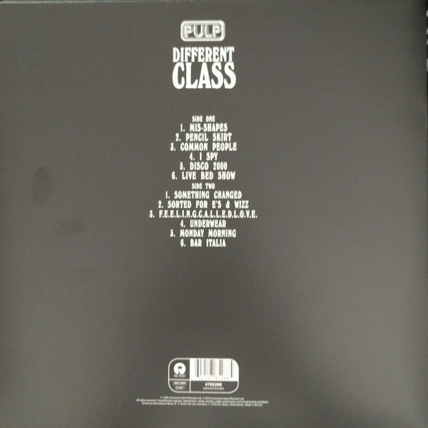 Pulp | Different Class (12 inch LP)