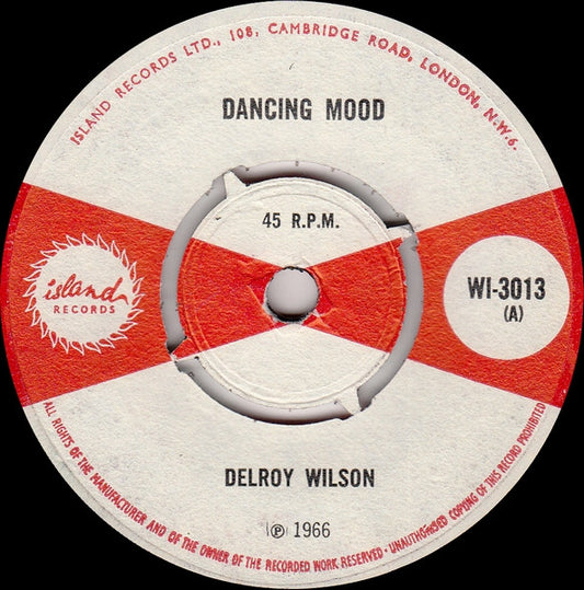 Delroy Wilson / The Soul Brothers ‎| Dancing Mood / More And More (7" single)