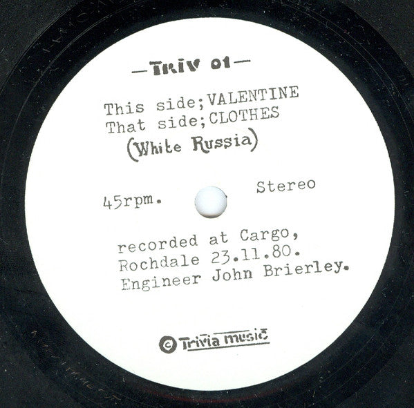 White Russia – Valentine (7" single)