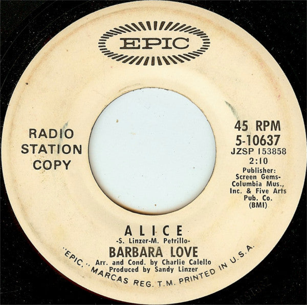 Barbara Love | Across The Universe (7" single)