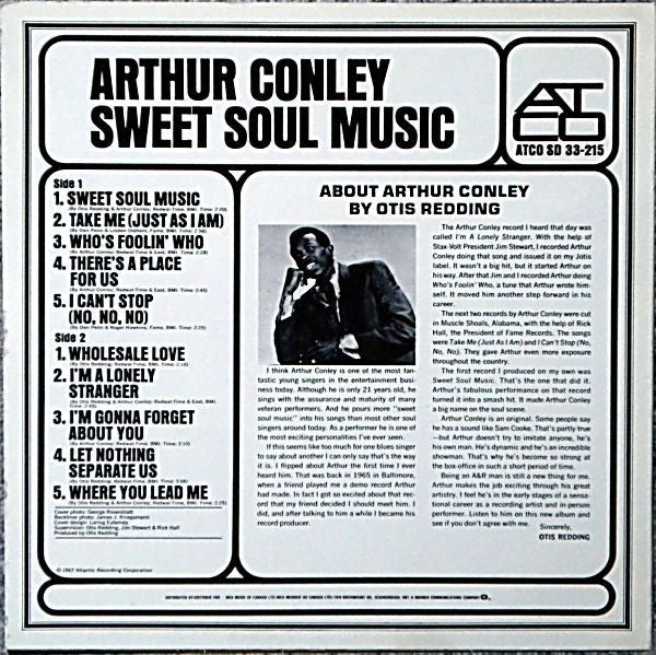 Arthur Conley | Sweet Soul Music (12" album)