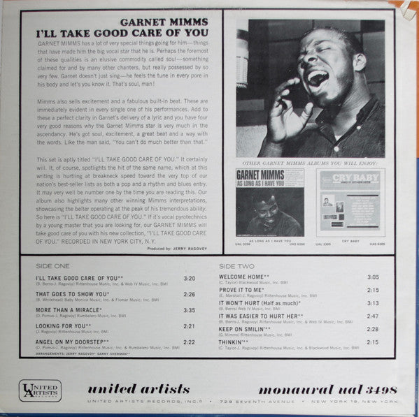 Garnet Mimms | I'll Take Good Care Of You (12" LP)
