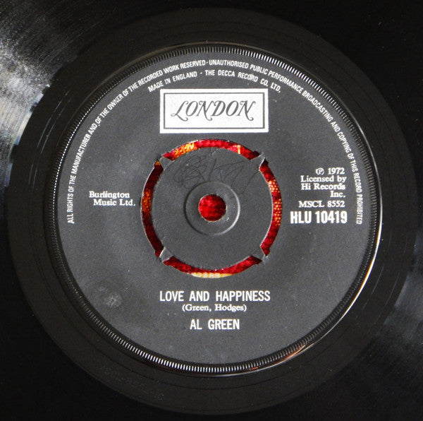 Al Green | Love And Happiness (7" single)