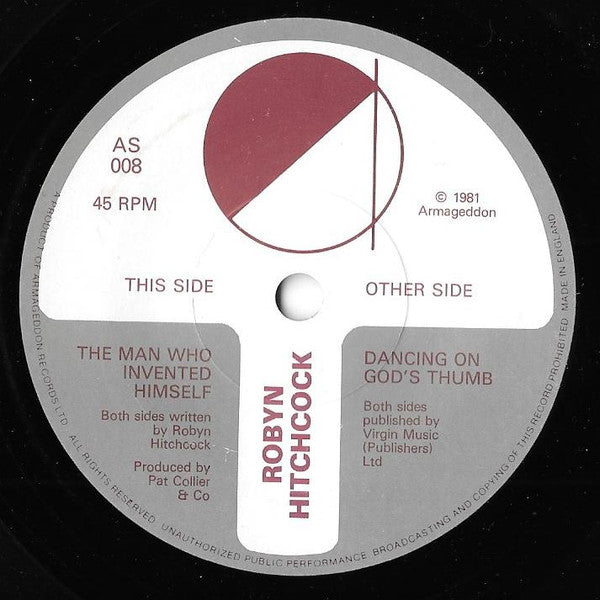 Robyn Hitchcock | The Man Who Invented Himself (7" single)