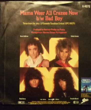 Quiet Riot | Mama Weer All Crazee Now (7" single)