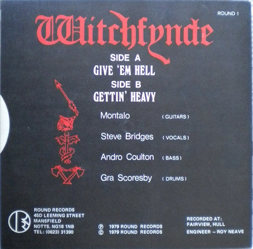 Witchfynde | Give 'Em Hell (7" single)
