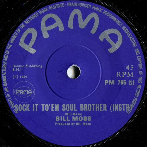 Bill Moss | Sock It To 'Em Soul Brother (7" single)
