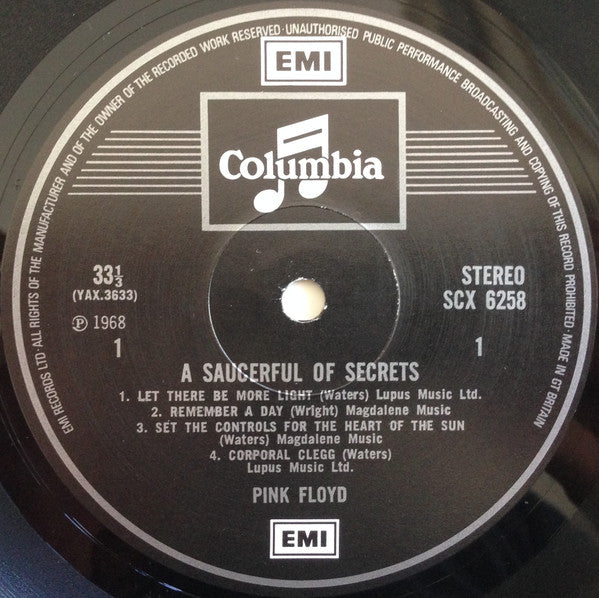 Pink Floyd | A Saucerful Of Secrets (12" album)