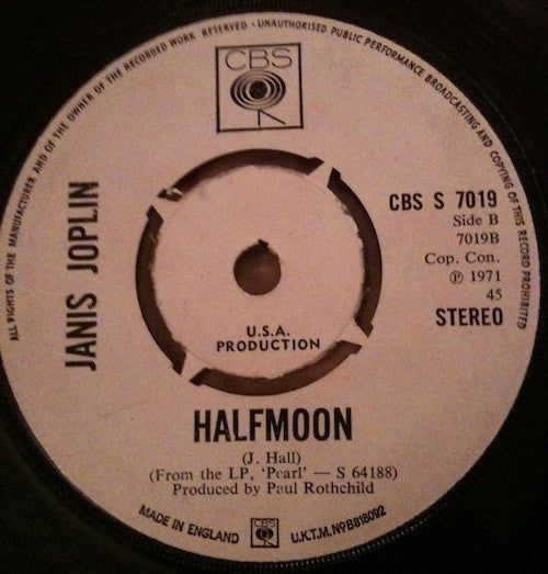 Janis Joplin | Me And Bobby McGee (7" single)