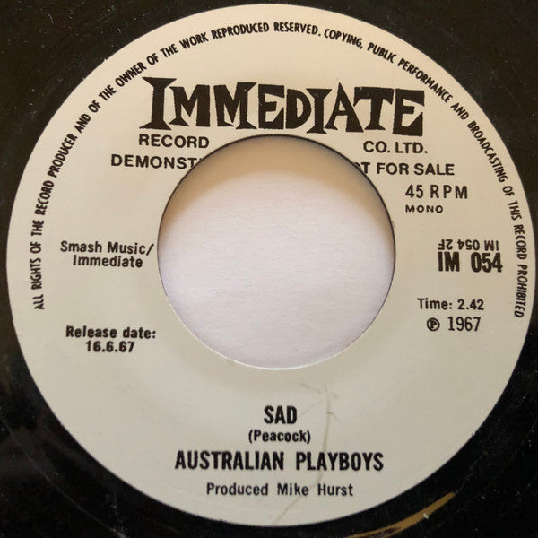 Australian Playboys | Black Sheep R.I.P. (7" single)