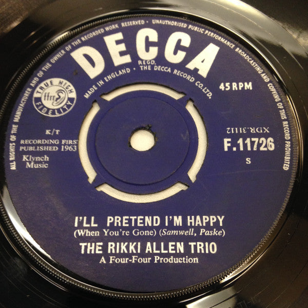 The Rikki Allen Trio | The First One (7" single)