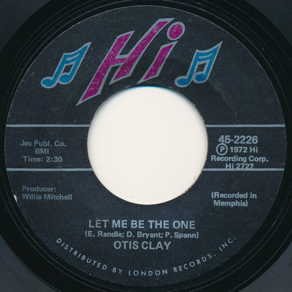Otis Clay | Trying To Live My Life Without You (7 inch single)