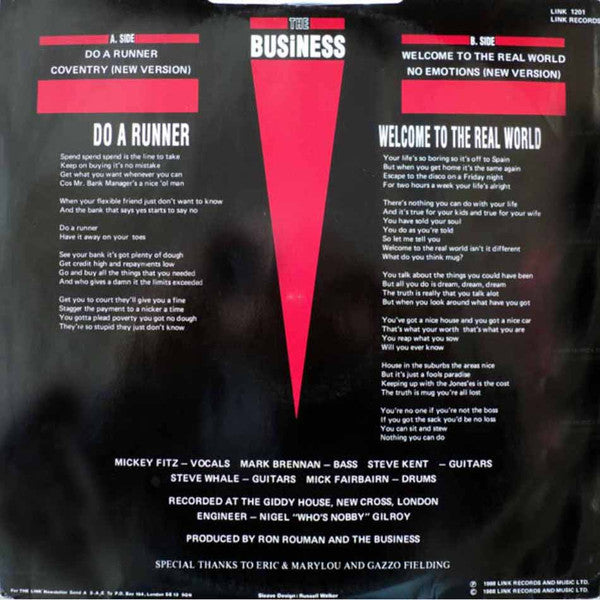 The Business | Do A Runner (12" single)