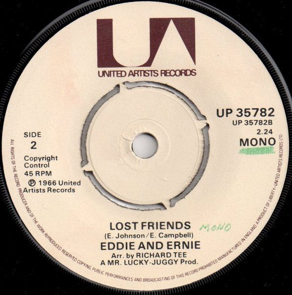 Eddie & Ernie | I Can't Do It (I Just Can't Leave You) (7 inch single)