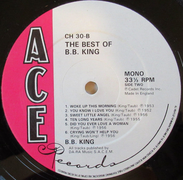 B.B. King | The Best Of B.B. King (12" album)