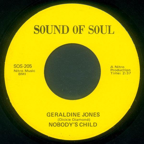Nobody's Child | Geraldine Jones / All My Friends Call Me A Fool (7" single)
