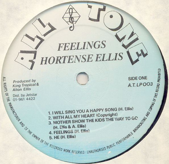 Hortense Ellis | Feelings (12" Album)