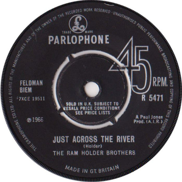 The Ram Holder Brothers | Just Across The River (7" single)
