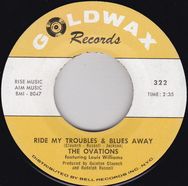 The Ovations | I've Gotta Go ( 7 inch record)