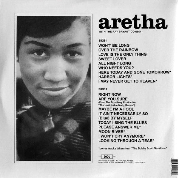 Aretha Franklin With The Ray Bryant Combo | Aretha ( 12" album)
