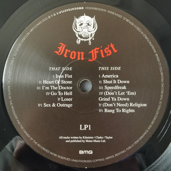 Motörhead | Iron Fist (12" Album)