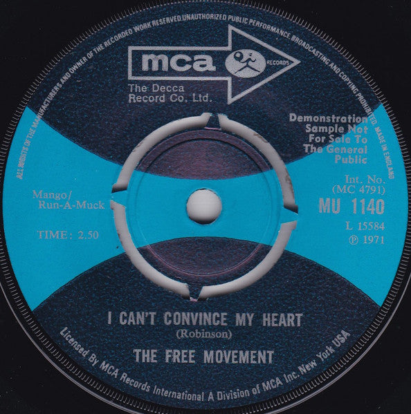 The Free Movement | I've Found Someone Of My Own (7" single)